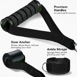 Home Gym Kit with support belt 155 kg