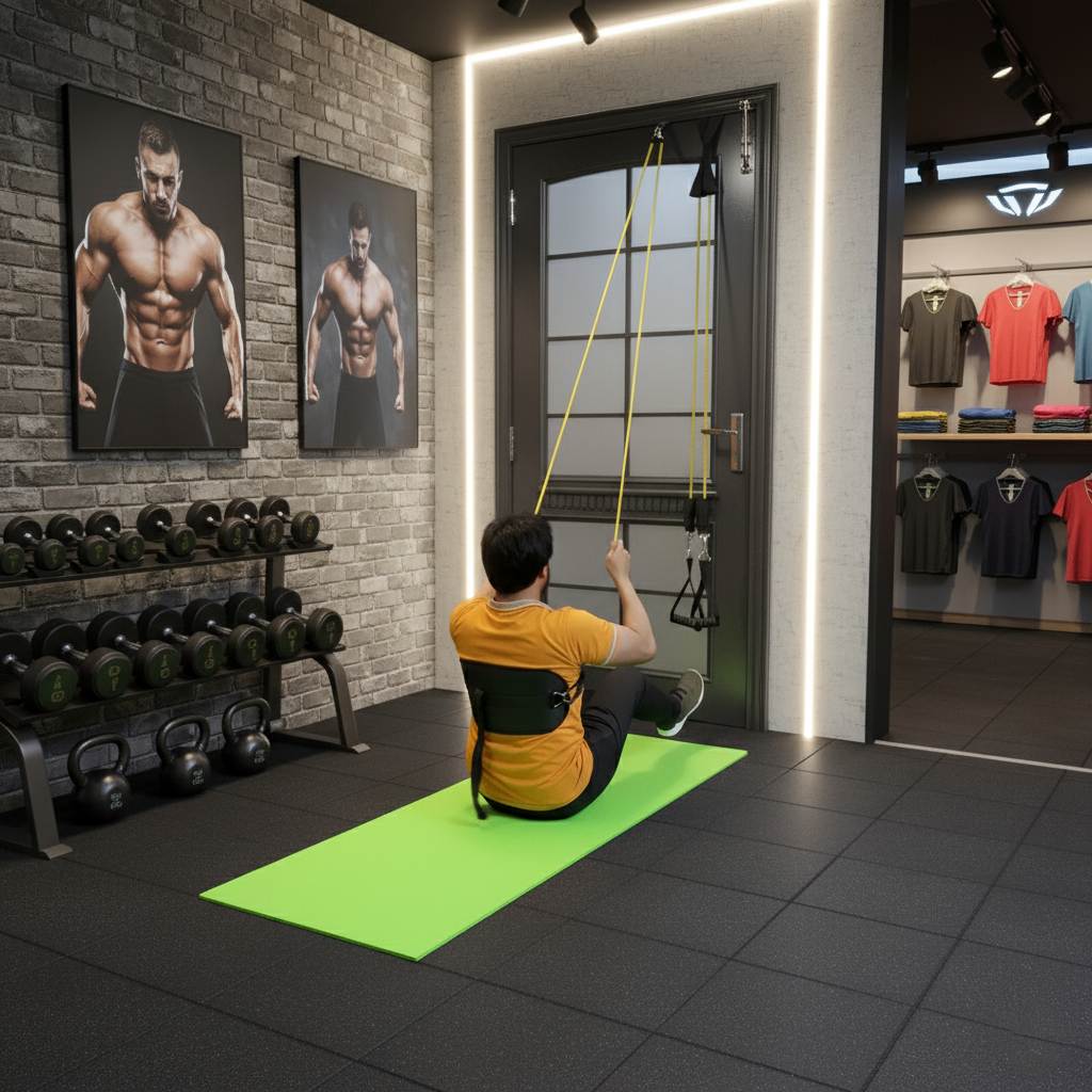 IronFlex™ Pro 150KG Heavy-Duty Fitness Home Gym Kit