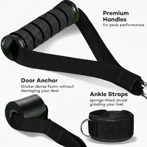 Home Gym Kit with support belt 155 kg